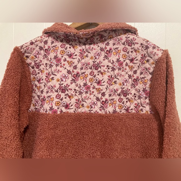 Vera Bradley Sherpa Quilted Paisley Fig Oversized Pull Over Sweater Size S/M - Picture 5 of 11